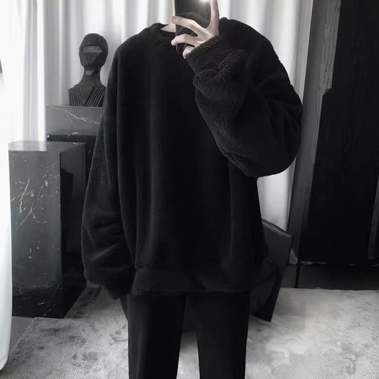 Loose Round Neck Thick Sweater