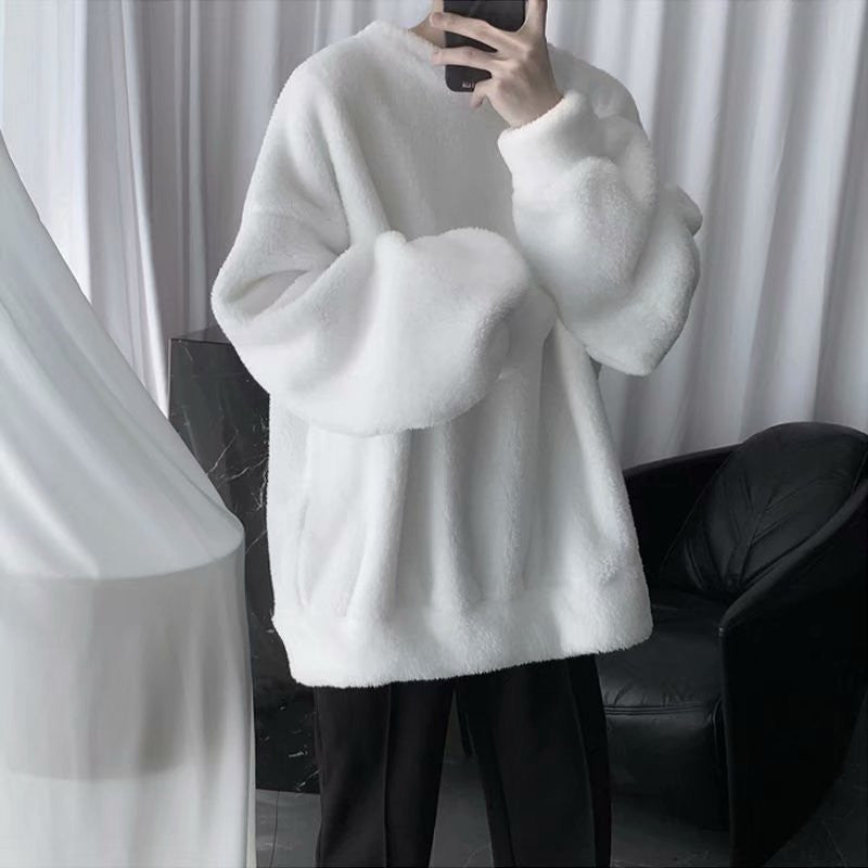 Loose Round Neck Thick Sweater