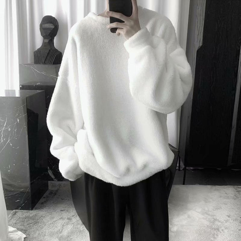 Loose Round Neck Thick Sweater