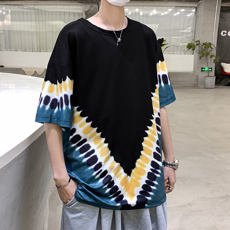 Contrast Baggy Short Sleeve Tee