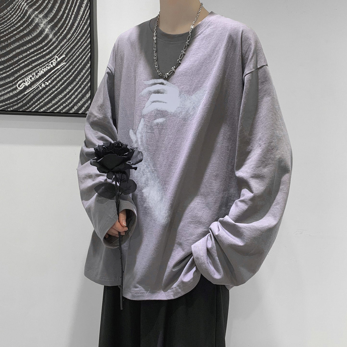 Loose Grunge Long Sleeved Tee